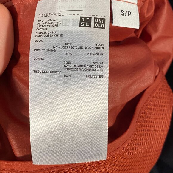 JW Anderson UV Protection Parka Red/Navy Size S - Picture 4 of 6